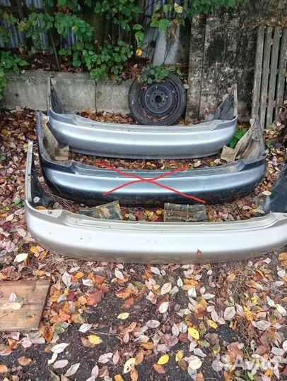 Задний бампер chevrolet lanos
