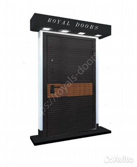 Входная дверь в стиле хай-тек