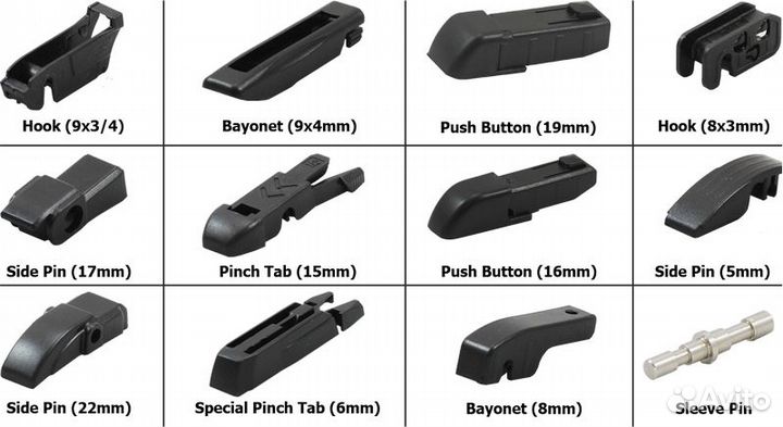 Щётка стеклоочистителя каркасная 450мм