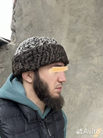 Шапка каракуль мягкая