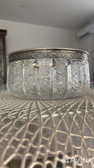 Хрусталь с серебром СССР