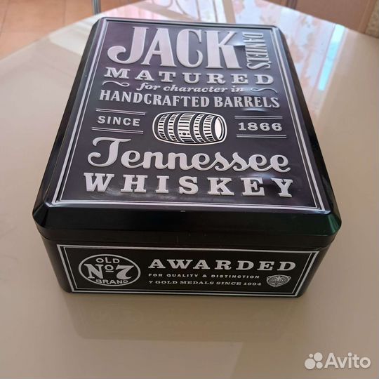 Коробка и стаканы Джек Дэниелс