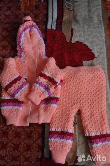 Теплый костюмчик новый