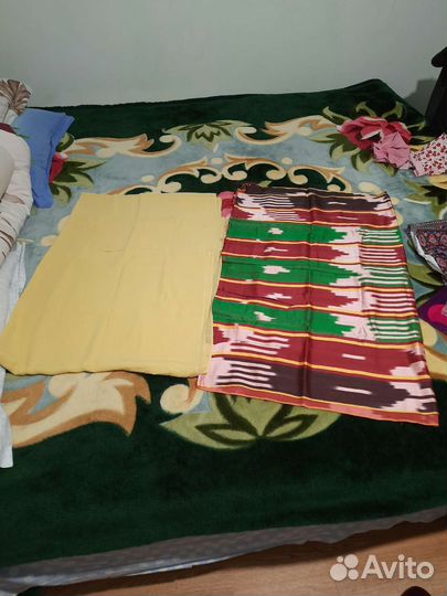 Ткань натуральный шелк СССР