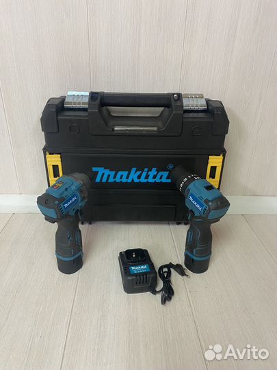 Шуруповерт+импакт makita 2в1