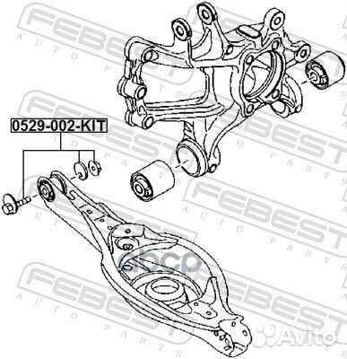 Болт с эксцентриком (ремкомплект) mazda axela