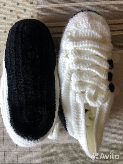 Пинетки ручной работы, белые