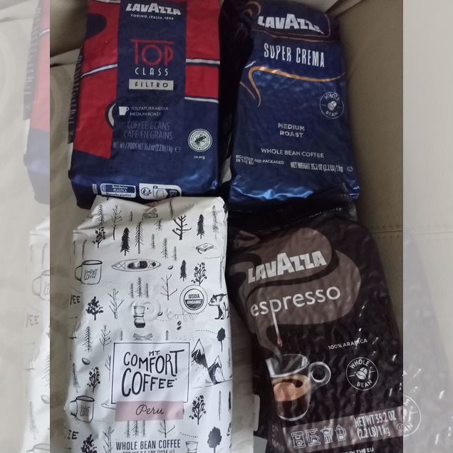 Кофе lavazza 3вида, 1кг, до 2028г и 1др