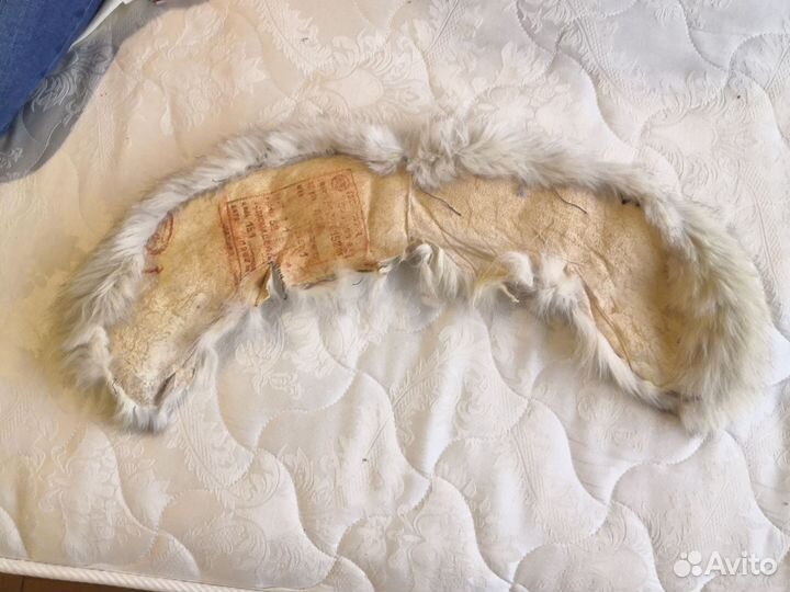 Меховой воротник песец