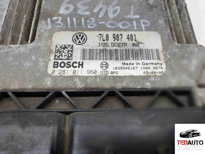 Блок управления двигателем, Volkswagen Touareg 2005