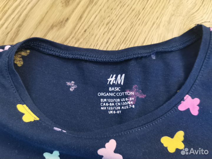 Вещи пакетом платья h&m 122 128