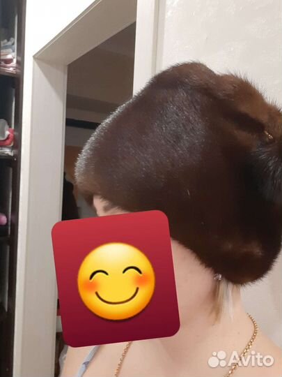 Шапка норковая новая