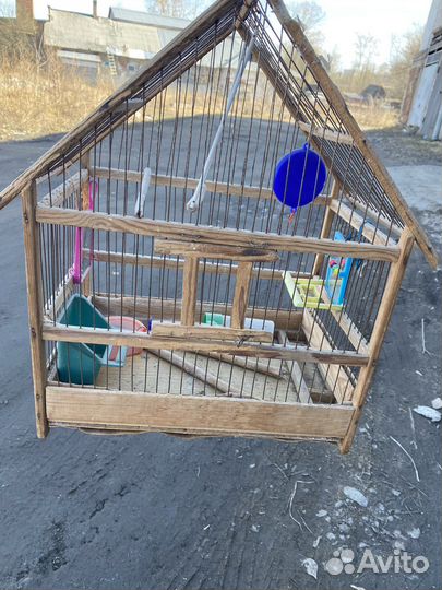 Клетка для попугая бу