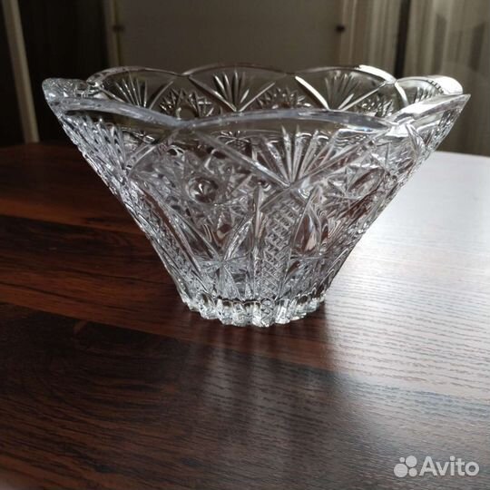 Хрусталь ссср. Салатники, вазы