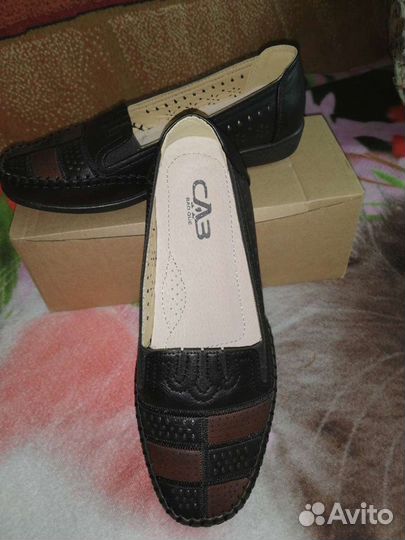 Мокасины женские 38 размер натуральная кожа