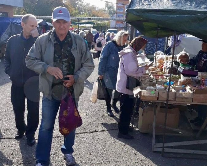 Место для уличной торговли на Советском рынке