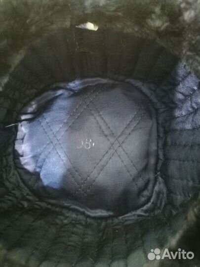 Шапка - ушанка полиции из овчины