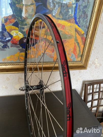 Колесо переднее 700с Novatec, Alexrims, Sapim