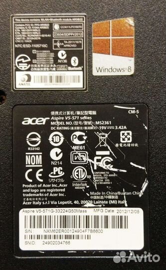 Ноутбук Acer Aspire