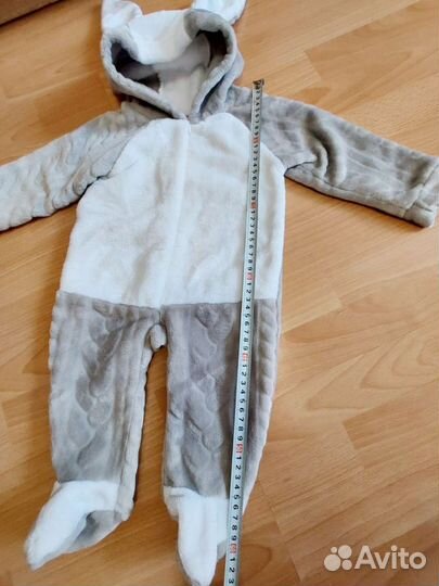 Костюм зайки 74 - 80 размер