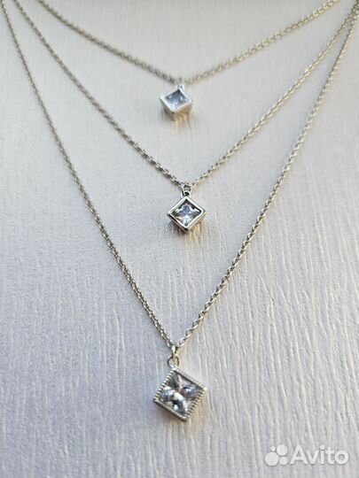 Колье тройное