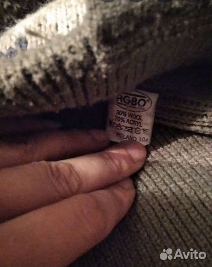 Шапка мальчика девочки 2-5 лет зеленовато серая