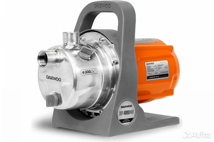 Насос садовый daewoo DGP 4000 inox