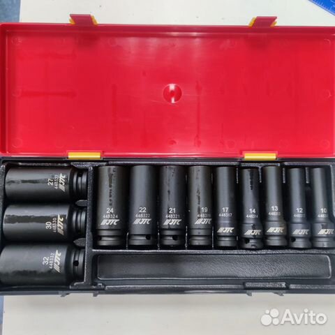 Набор головок торцевых 1/2