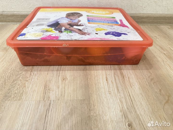 Песочница с крышкой для кинетического песка