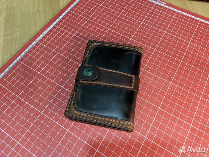 Обложка для документов, кожа, ручная работа