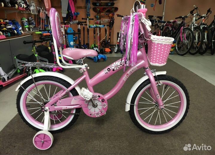 Детский четырехколесный велосипед 12