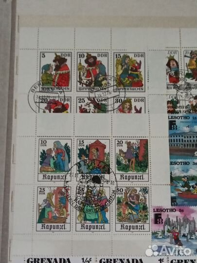 Марки по теме Мультфильмы и сказки