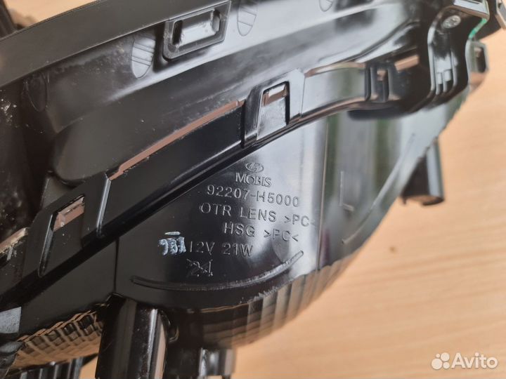 Фары противотуманные на Hyundai Solaris