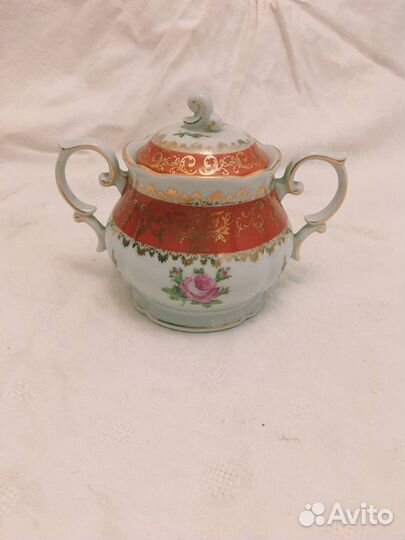 Сахарница и тарелка Oscar Schlegelmilch