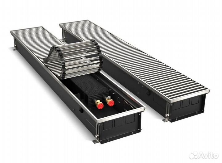 Конвектор внутрипольный atrium-75 Thermo-1м