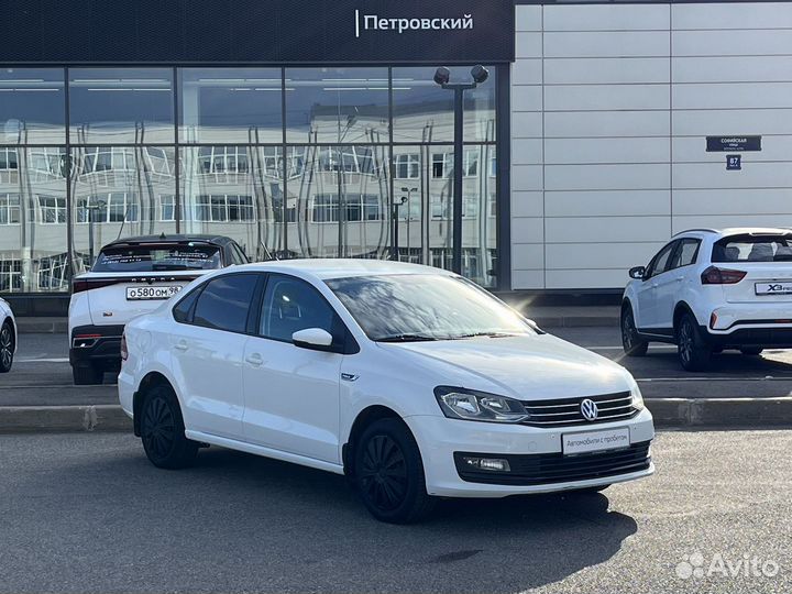 Volkswagen Polo 1.6 МТ, 2019, 118 508 км