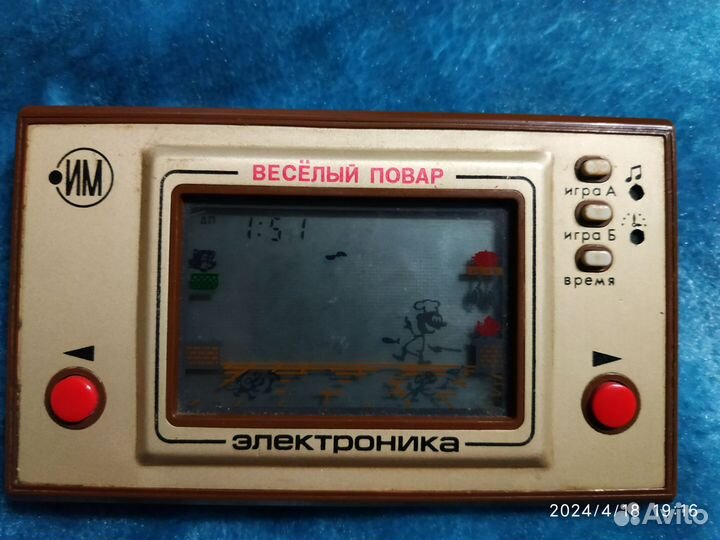 Игра электроника. Весёлый повар