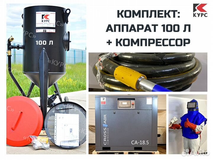 Готовый бизнес: Пост пескоструйщика с компрессором