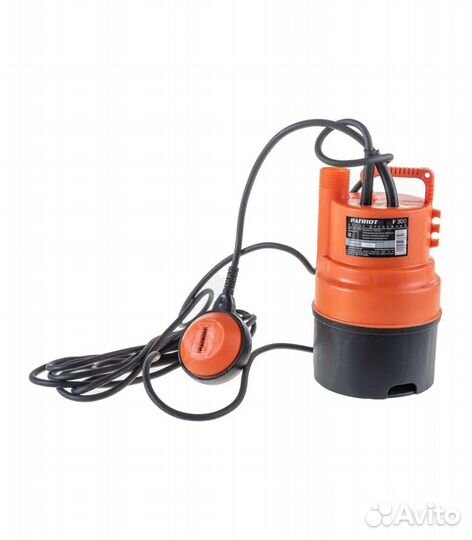 Насос дренажный Patriot F300, 250 Вт, 7980 л/ч