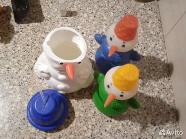 Снеговик СССР, советские новогодние игрушки