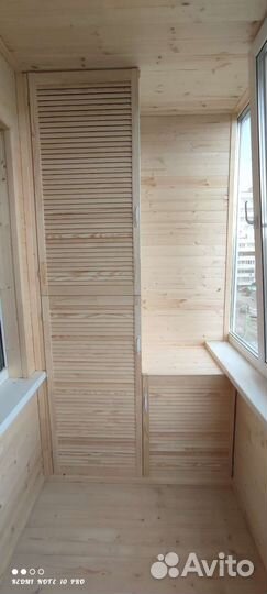 Обшивка,утепление балкона(лоджии) шкафы,тумбочки