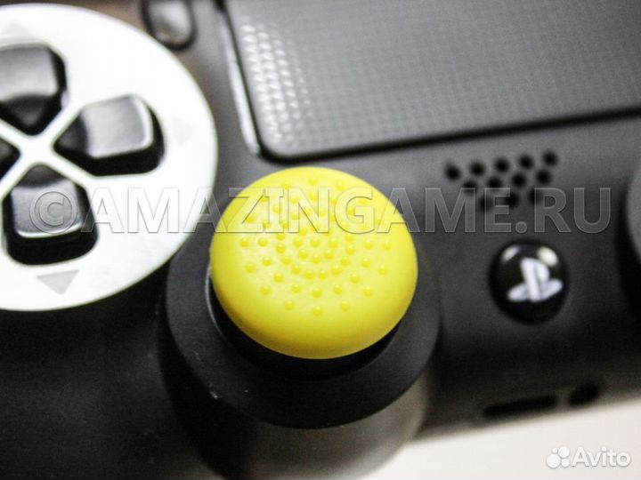 Накладка на стик PS4 Dualshock 4 Желтая