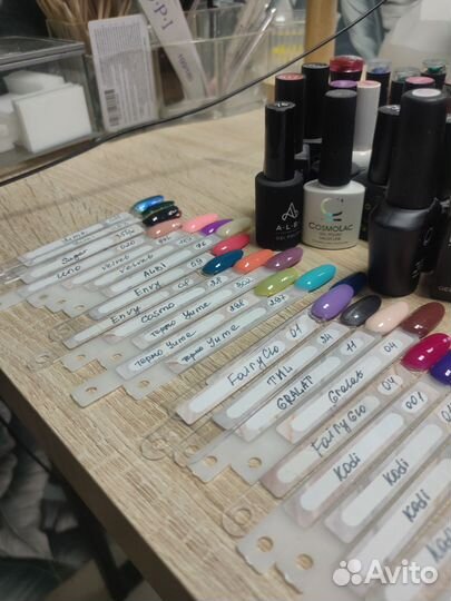 Гель лаки для маникюра б/у