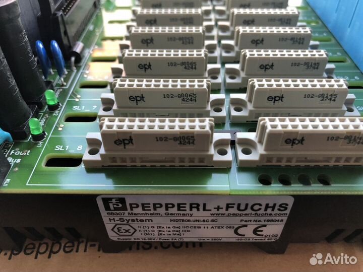 Pepperl+fluchs hidtb08-uni-sc Плата терминальная