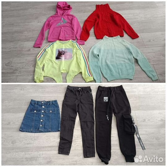 Вещи пакетом/поштучно на девочку 128-134