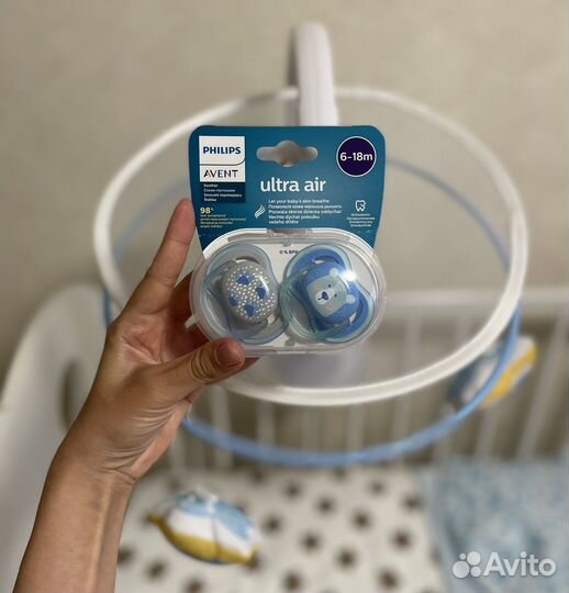 Пустышка avent 6 18