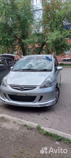 Губа на бампер Honda fit