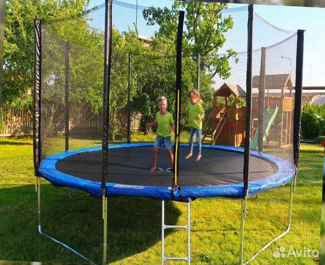 Батут с сеткой