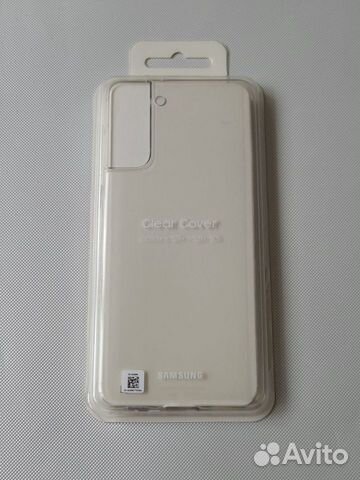 Чехол Clear Cover на Samsung S21+ оригинал