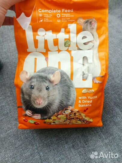 Поилка для грызунов с кормом